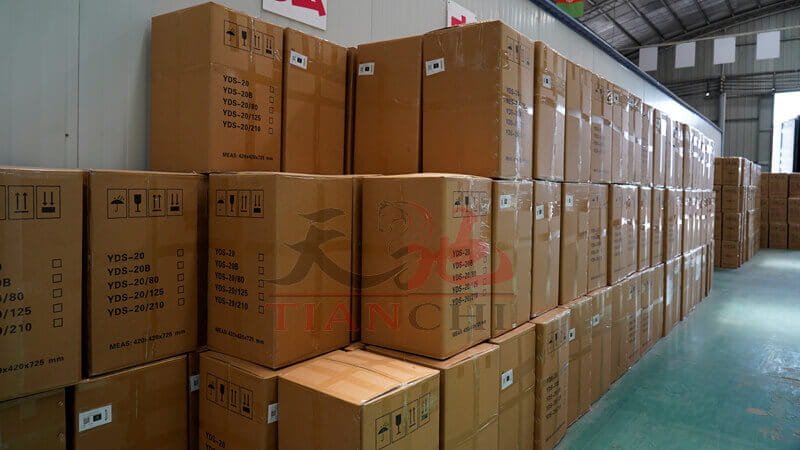 上海688只YDS液氮罐如期交付