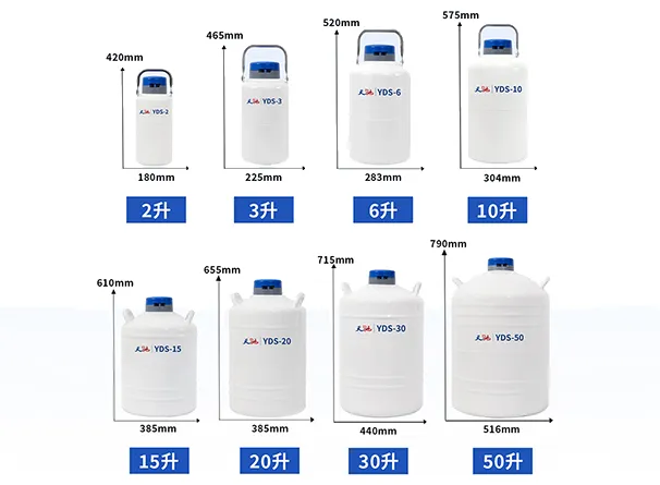 储存型3升/10升/35升/50升液氮罐