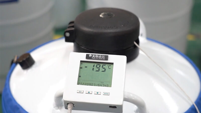 大口径液氮生物容器余量怎么监控