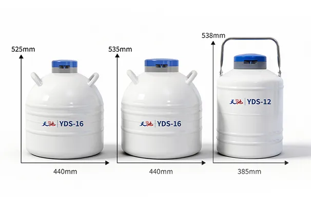 12升16升车载液氮矮罐规格尺寸