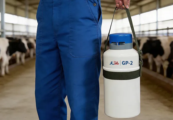 GP2液氮罐牧场携带展示